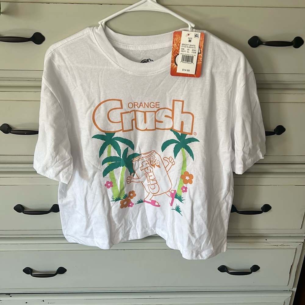NWT Orange Crush crop top